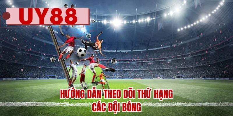 Hướng dẫn theo dõi thứ hạng các đội bóng